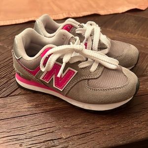 Brand new, never worn New Balance 575 Little Kid (toddler) 11. Grey and Pink.